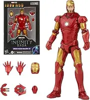 MARVEL - Legends Series - 6" Iron Man Mark 3 - Infinity Saga character - 5 Accessories - Movie Inspired - Premium Design Action Figure and Toys for Kids - Boys and Girls - F0184 - Ages 4+