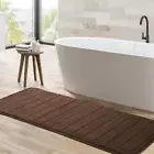 Absorbent Striped Long Mat Memory Foam Bathroom Rug Carpet Corridor Door Carpet