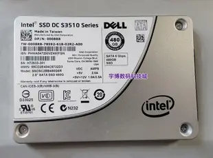 DELL Intel S3510 480GB SSD SATA固態硬碟008R8 SSDSC2BB480G6R