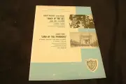LAND OF THE PHARAOHS, HOWARD HAWKS 1954 ad & SIVER CHALICE Paul Newman 1st film