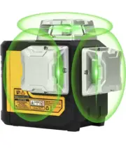 Globest 12 Lines Laser Level, 3x360° 3D Green Cross Line Laser Level for Picture