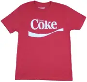 Coca Cola Adult New T-Shirt - "Enjoy Coke!" Classic Wave Logo