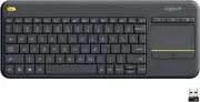 Logitech K400 Plus Wireless Touch With Easy Media Control and Built-in Touchpad,