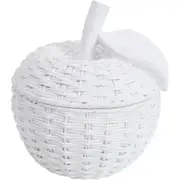 LVD Apple Trinket Storage Box Weave Decorative Home Ornament Statue 10.5x12cm