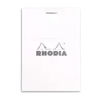 在飛比找誠品線上優惠-法國RHODIA 騎馬釘橫線筆記本/ A7/ White/ 