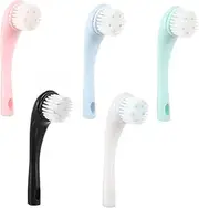 BATHVEVE 5Pcs Face Cleansing Brush Soft Bristles for Gentle Skin Cleansing and Massaging Ergonomic Handle for Comfortable Grip for Removing Dirt and Makeup Easy to Clean