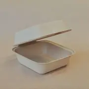 6" Hamburger Bamboo Takeaway Clamshell 400 pcs