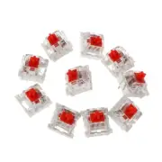 Gateron MX Switches Red for Mechanical Keyboard Cherry MX Compatible Transparent