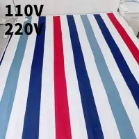 在飛比找樂天市場購物網優惠-110v220v電熱毯智能定時調溫日本美國香港單人雙人電褥子