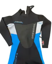 Dive & Sail Wetsuit Long Sleeve Diving Suit U.S. Small NEW