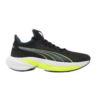 Puma 慢跑鞋 Conduct Pro 男鞋 黑 綠 網布 透氣 緩衝 襪套式 運動鞋 37943801