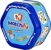 Matchify Card Game: Original, by PMI | The Seriously Fun Challenge for Families Kids and Friends Travel Party Card Game - Catch The Match, Spot it, and Shout It Out – Match Crewmates – Learning Game