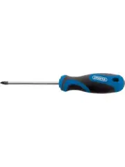 Draper Tools No.2 X 100mm PZ Type Screwdriver With Soft Grip Handles (48928)