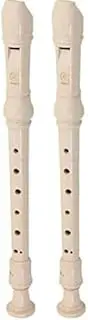 Yamaha YRS-24B Soprano Recorder, Natural (Pack of 2)