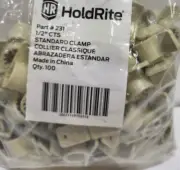 Bag Of 100 Holdrite 231 CTS Standard Clamp 1/2-inch Plumbing Pex Clamps
