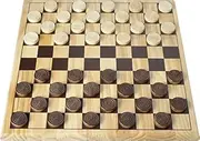 Wooden Draughts/Checkers Set