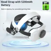 VR Head Strap For Oculus Quest 2 Adjustable Headset Elite Band With Battery 2024