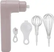 Electric Egg Beater Efficient Hand Blender for Baking Bread Kitchen (紫)