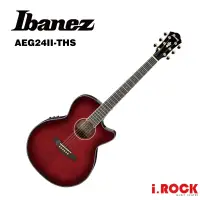 在飛比找蝦皮商城優惠-Ibanez AEG24II THS 超薄桶身 電木吉他 透