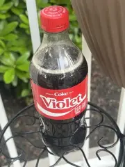 SHARE A COKE with VIOLET 2025 Personalized Gift 20oz Coca Cola Bottle - NEW