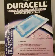 Brand New Duracell iPad 2 and iPad 3rd Generation Screen, Protector Light Blue