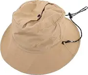 [JEWEDECO] Foldable Sun Hat Women Men Rain Hat Waterproof Camping Hat Bucket Visor Trucker Cap Outdoor Bucket Hat Floppy Beach Hat Climbing Hat Running Cap Foldable Bucket Hat Polyester Black