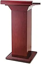 Lectern Podium Stand, Lectern Podium Stand,Standing Lectern Podium Lecture Table Solid Wood Host Welcome Reception Desk School Training Podium for Meetings,