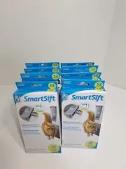 Lot of 8 Catit SmartSift Replacement Liners For Pull-Out Waste Bin 12 Pack Per