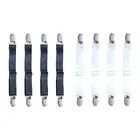 4x Bed Sheet Fixed Clips Elastic Belt Non Slip Easy Holder Bedding Article