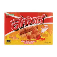 在飛比找PChomeThai泰國購物優惠-Squidy 辣味香脆烤魷魚片 (盒裝) 20g