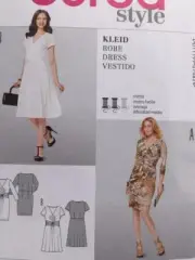 Burda Sewing Pattern 7082 Ladies Misses Dress Size 10-20 Uncut