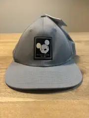 Disney Neff Mickey Mouse Snapback Hat EST 1928 Grey Adjustable Cap