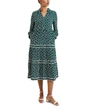 Phase Eight Tiered Midi Dress