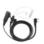 10X 2Pin FBI Earpiece Headset for UV-5R F8HP 888S Kenwood TK3230 Two Way Radio