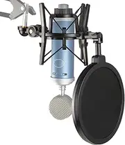 YOUSHARES Bluebird Shock Mount with Pop Filter, Windscreen and Shockmount to Reduce Vibration Noise Matching Mic Boom Arm for Bluebird SL Microphone by