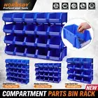 HORUSDY 3 Sizes Storage Bin Garage Rack Part Nuts Bolts Tool Organizer Workshop