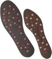 Nikken 1 mStrides Insoles, 20211, Men Shoe Sizes 7 to 13, Pair, Cut to Fit, Magnetic Therapy, Improve Blood Circulation, Kenko