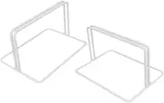 Amosfun Refrigerator Partition Bases 2pcs Iron Freezer Divider Bases Home Fridge Separator Easy Install