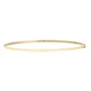 9ct Yellow Gold Silver Filled Greek Key Bangle