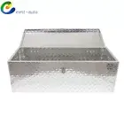 30"X13"X10" ALUMINUM TRUCK TRUNK BED TOOL BOX PICKUP TRAILER STORAGE+LOCK