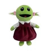 Nanalan Mona Plush Toy Cute Green Alien Soft Stuffed Doll Decoration Gift For Kids Adults -NMAOV