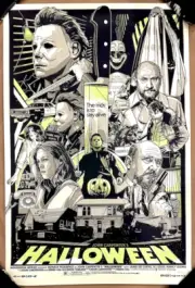 HALLOWEEN GID VARIANT SCREEN PRINT BY TYLER STOUT #209/280 MONDO *SOLD OUT*