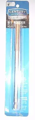 Century 68690 Hex Bit Holder 6" Long Fits 1/4" Insert Bits