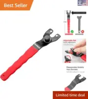 Versatile Angle Grinder Pin Wrench for Easy Installation - Red Durable Tool