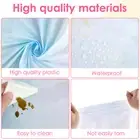 6 Pcs Boy or Girl Table Cloths Rectangle Plastic Bear Tablecloths FlbvQ