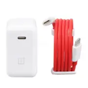 Oneplus Warp Charge 65W 适配器电源插头 USB-C PD 电缆 适用于 10 9 Pro 9 9R 8T 8-