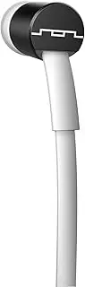 Apple SOL Republic Jax Wired 3-Button in-Ear Headphones, Compatible, Tangle Free Cable, in-Ear Noise Isolation, 4 Ear Tip Sizes, Great for Calls, 1111-31 White