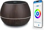 [ISMATE] Smart WiFi Essential Oil Diffuser, App Control Compatible with Alexa, 500ml Aromatherapy Humidifier for Relaxing Atmosphere in Home,Bedroom and Office (Dark Grain)