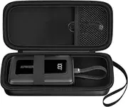 Boobowl Hard Travel Case Compatible with Anker Zolo Power Bank, 10,000 mAh 20,000 mAh 30 W Portable Charger, Storage Bag for Anchor Battery with Accessories, Mesh Bag (Box Only), Black, black, Storage