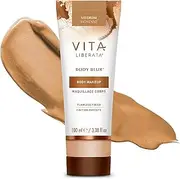 Vita Liberata Body Blur, Leg and Body Makeup. Skin Perfecting Body Foundation for Flawless Bronze, Easy Application, Radiant Glow, Evens Skin Tone, New Packaging, 3.38 Fl Oz
